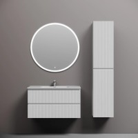 Тумба подвесная SANCOS Snob T 890х445х500, c двумя ящиками оснащенными доводчиками, Bianco, арт.SNT90W