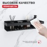 Полка для ванной комнаты 400*100*80мм Raglo черный