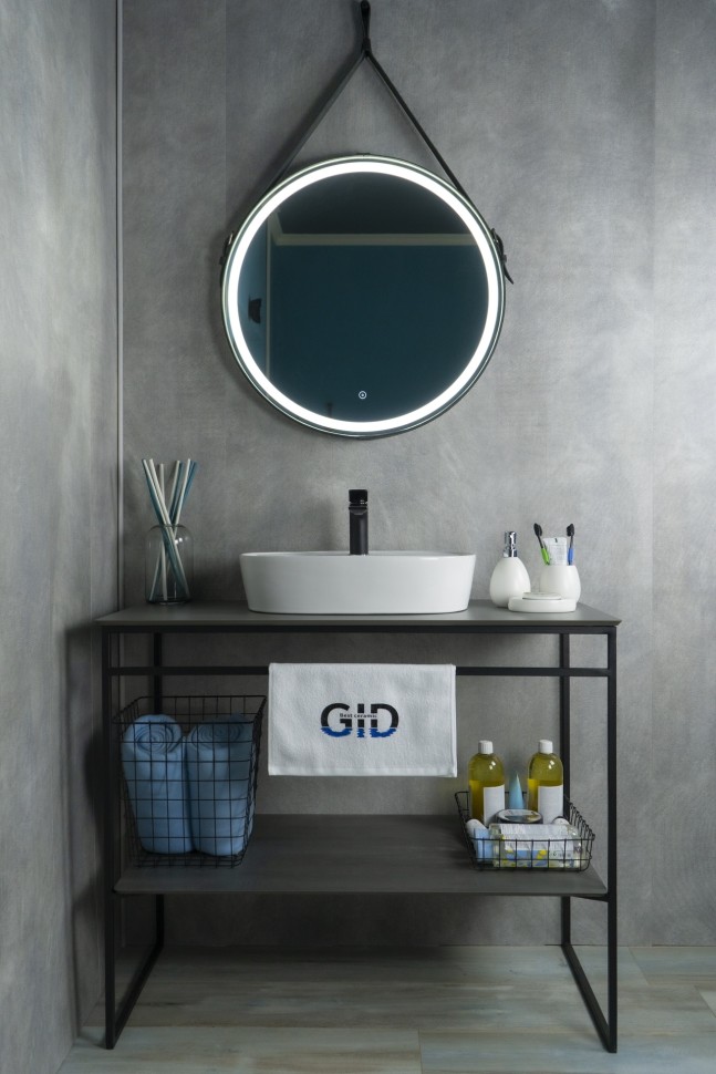 Раковина Gid N9045 51166 накладная белая 50x38x12