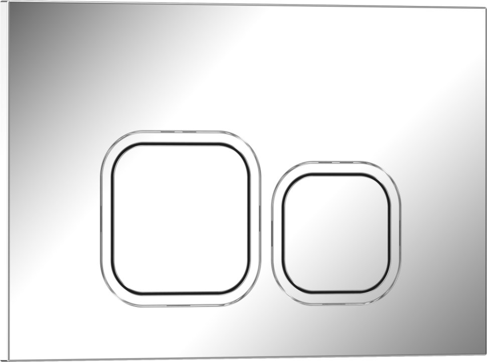 Комплект 2в1 IBERICA BLANCA инсталляция SILENCIO, кнопка смыва ESTI-Q хром глянцевый (IB001.833)