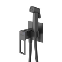 Гигенический душ со смесителем BelBagno LUC-HGN-NERO