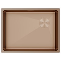 Мойка нерж. сталь NEXT-SKEW 58 UNI, PM885844-BC, брашированная медь, 580х440мм, Paulmark