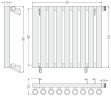 Кумир-0 EU50 правый 500х610 9 секций