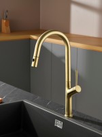 Смеситель для кухни AQUAme Cucina с выдвижным изливом AQM9905BG