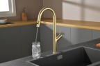 Смеситель для кухни AQUAme Cucina с выдвижным изливом AQM9905BG