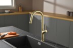 Смеситель для кухни AQUAme Cucina с выдвижным изливом AQM9905BG