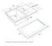 Мойка FLUGEN 60/1,5, IT-GRANIT, PM237850-BL, черный, 775х495 мм, Paulmark