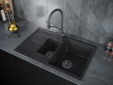 Мойка FLUGEN 60/1,5, IT-GRANIT, PM237850-BL, черный, 775х495 мм, Paulmark