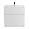 База под раковину напольная BelBagno KRAFT39-800/390-2C-PIA-BO Bianco Opaco