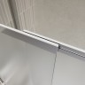 Душевая шторка на ванну BelBagno LUCE-VF-11-90/145-P-Cr