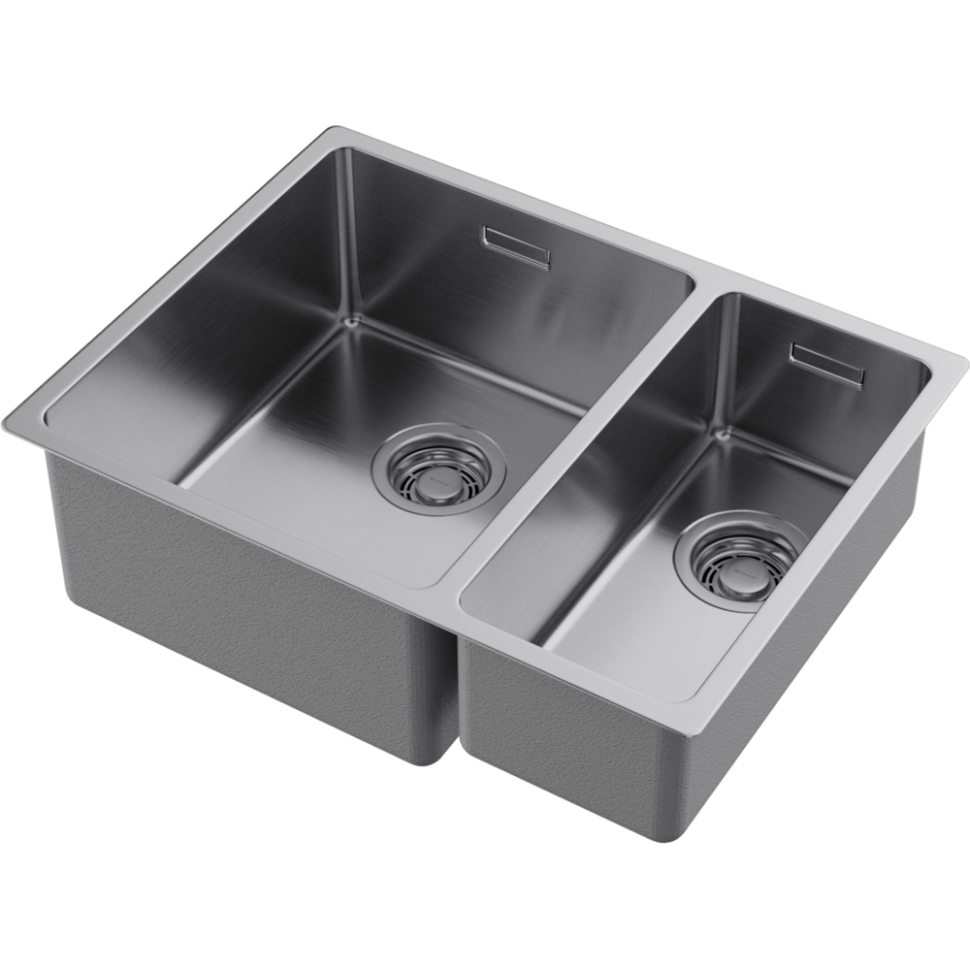 Кухонная мойка Omoikiri Tadzava 58-2-U/I-L Ultra 15-IN нерж. сталь/нержавеющая сталь