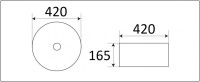 Умывальник CeramaLux C1056