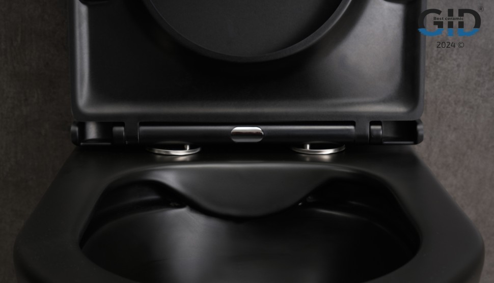 Унитаз напольный Gid Tn2189Bm 62248Y черный матовый 64.5x38.5x82.5