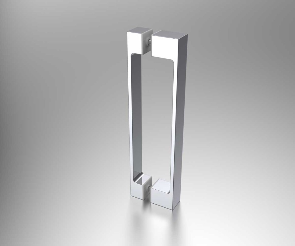 Душевая дверь Alpha VDS-3AL110MT, 1100, хром, стекло текстурное