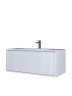 Тумба под раковину для ванной Uperwood Next Premium подвесная, 100 см, белая, 1 ящик