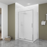 Душевой угол Veconi Ottimo P20SP CH, 1200х800х1900 хром, стекло матовое