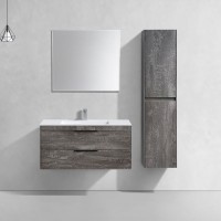 База под раковину Chiara 2D 1000 подвесная, 2 выкатных ящика soft-close, G.Stone