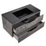 База под раковину Chiara 2D 1000 подвесная, 2 выкатных ящика soft-close, G.Stone