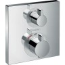 Смеситель для ванн, для душа Hansgrohe Ecostat Square хром (15712000)