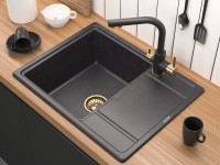 Смеситель для кухни ESSEN, антрацит-бронза, Es213011-401BR, Paulmark