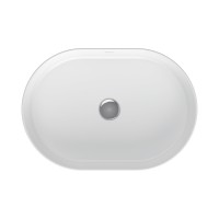 Раковина BERGES Ego SL накладная овал, 55x38 см , без отверстия под смеситель