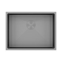Мойка нерж. сталь NEXT 58 UNI, PM215844-MG, матовый серый, 580х440мм, Paulmark 1,2мм
