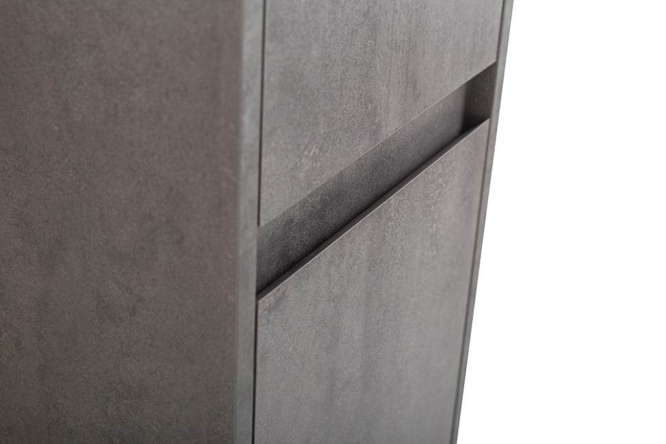 Шкаф подвесной BelBagno KRAFT-1600-2A-SC-CG-L Cemento Grigio