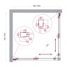 Душевой уголок BelBagno LUCE-A-2-100-C-Cr