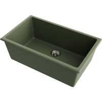 Кухонная мойка Omoikiri Okinoshima 76-U/I-OL Natceramic/olive