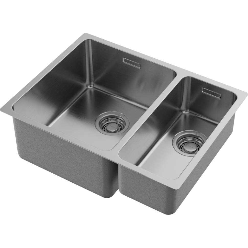 Кухонная мойка Omoikiri Tadzava 58-2-U/I-L-IN нерж. сталь/нержавеющая сталь