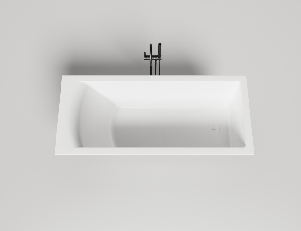 Ванна встраиваемая CASCATA KIT 170x75 S-Sense Глянцевое