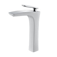 Смеситель для раковины-чаши Timo Helmi 4011/00-16F хром-белый