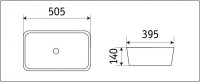 Умывальник CeramaLux 78104MW