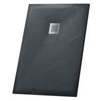 Душевой поддон Grossman Strong GR-S290110Q (90х110х2,5) из искусственного камня,прямоугольный,графит,1 место