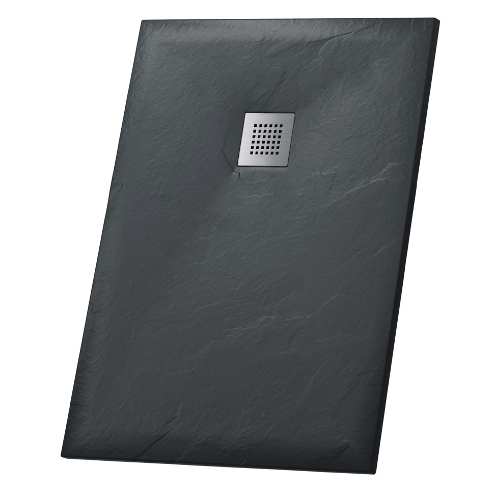 Душевой поддон Grossman Strong GR-S290110Q (90х110х2,5) из искусственного камня,прямоугольный,графит,1 место