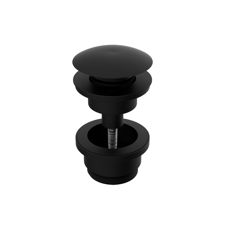 Донный клапан GRB VALVES 05055012 клик-клак, круглый, черный матовый