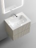 Тумба подвесная SANCOS Snob T 590х445х500, c двумя ящиками оснащенными доводчиками, Beige Soft , арт.SNT60CE