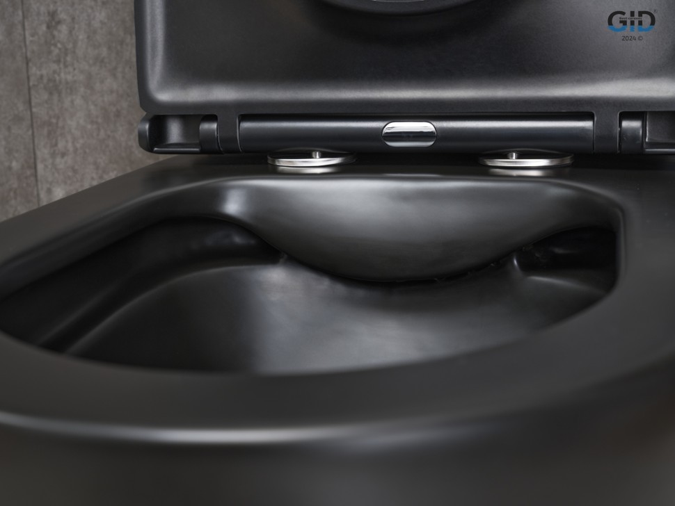 Унитаз напольный Gid Tn2188Bm 62250Y черный матовый 62.5x38.5x84