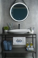 Раковина Gid N9178 51171 накладная белая 74x38x13