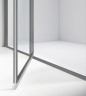 Душевой уголок Slim 8mm VSR-4SLP9012CLGM, 1200*900, вороненая сталь, стекло прозрачное