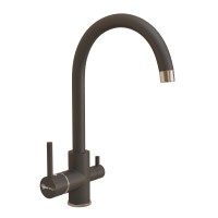 Смеситель для кухни Uperwood UPD-003-01 хром/уголь