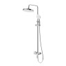 Душевая стойка со смесителем и изливом BelBagno ALBANO-VSCM-CRM