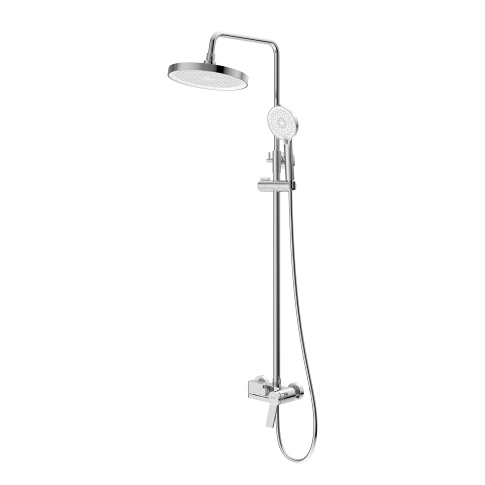 Душевая стойка со смесителем и изливом BelBagno ALBANO-VSCM-CRM