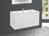 База под керамическую раковину Mia 1000 подвесная, 2 выкатных ящика soft close, G.White