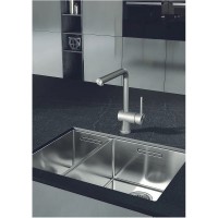 Смеситель для кухни Kludi Steel хром 45803F877