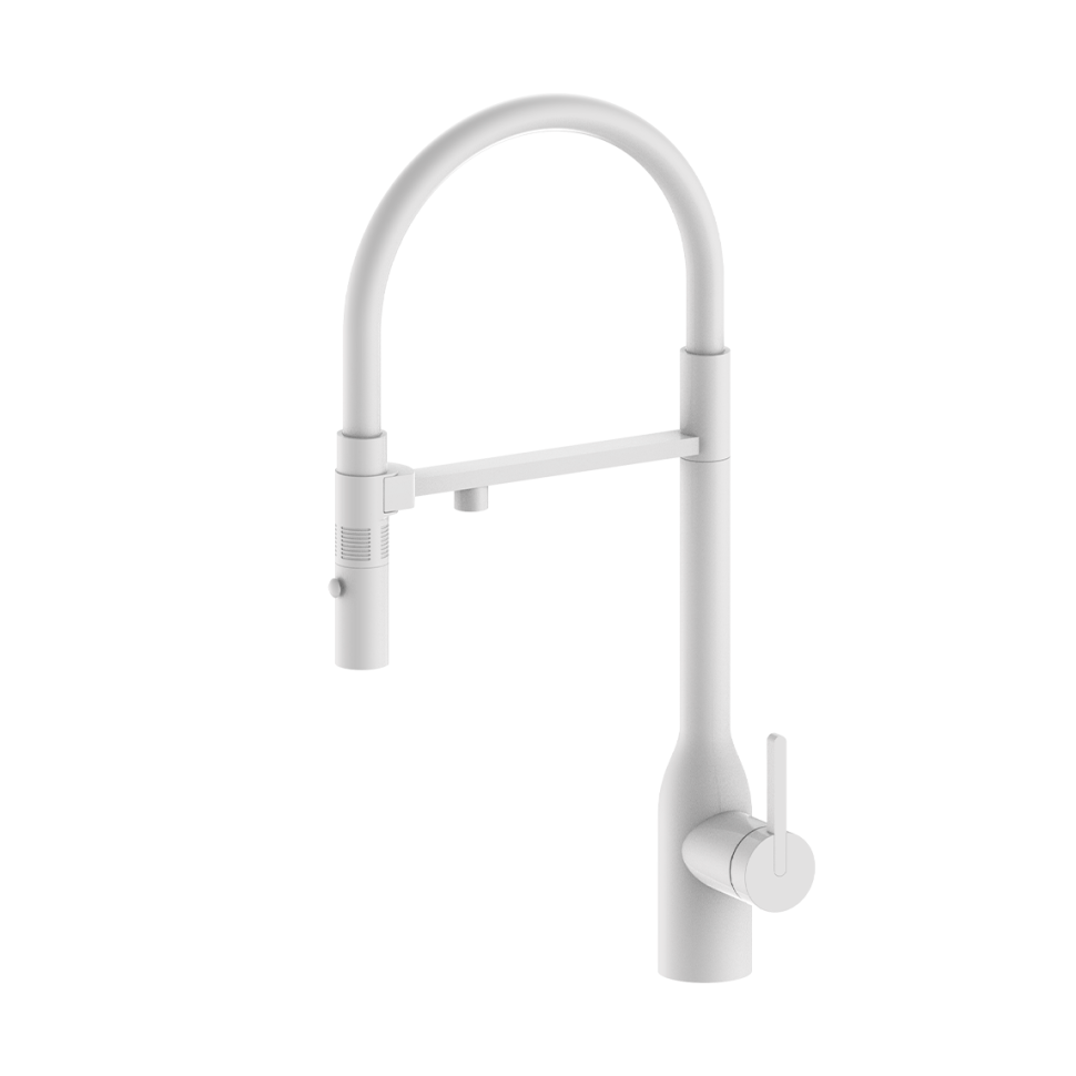 Смеситель для кухни Magneto One, белый, Ma213188-WH, Paulmark