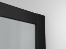 Душевое ограждение Ambassador Queen 11011202Black (100х100х200) четверть круга,черный,стекло прозрачное,раздвижная,1 место