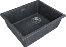Мойка LUMI 55UNI-SKEW, IT-GRANIT, LU55SK-DG, графит, 555х440, Paulmark