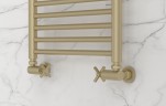 Вентиль 3D левый крест (G 1/2" НР х G 3/4" НГ)
