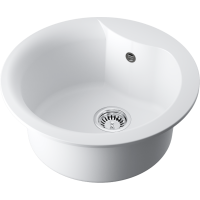 Кухонная мойка Omoikiri Yasugata 48R-WH Tetogranit/белый